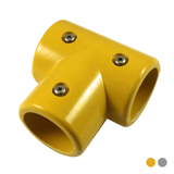 Interclamp 104 yellow GRP long tee handrail fitting
