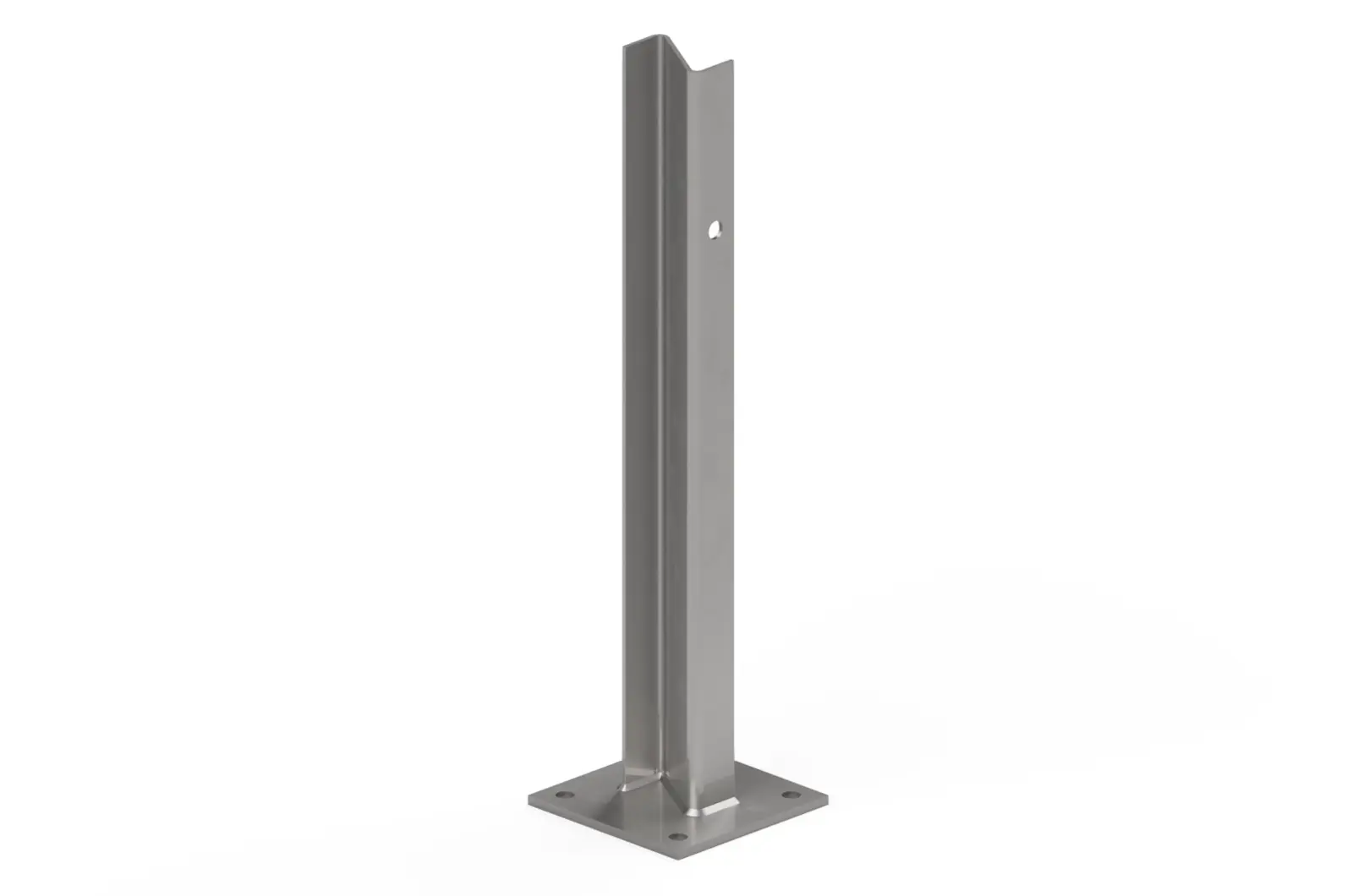 610mm Bolt Down Z Crash Barrier Post