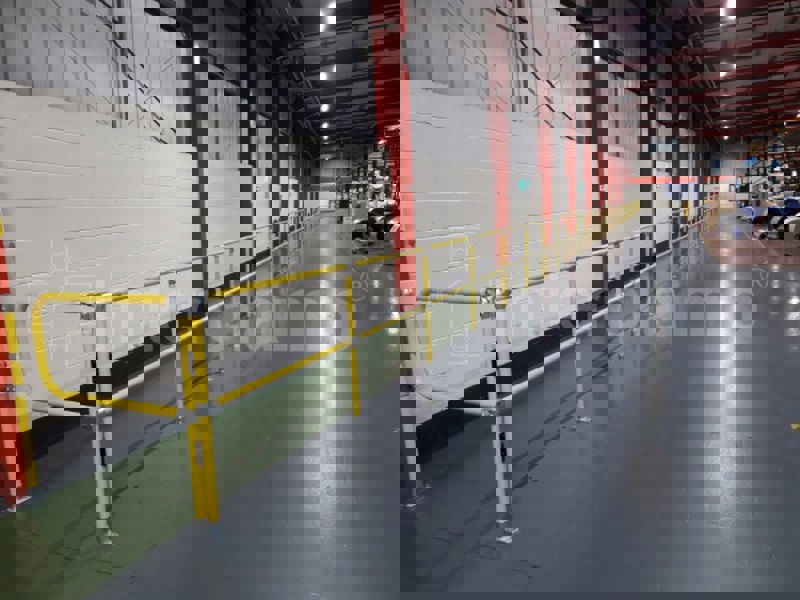 Interclamp Key Clamp Handrail Safety Warehouse Barrier