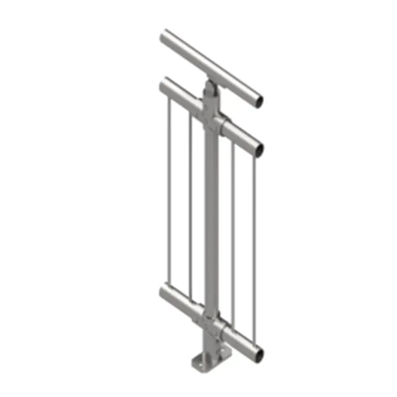 Interclamp® Safety Post 8030 - DDA Assist Barrier System - With Inline ...