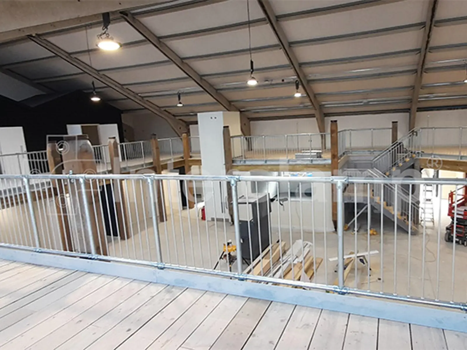 Interclamp Indoor Modular Barrier Fall Protection