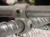 key clamp joint fitting on steel clothing handrails