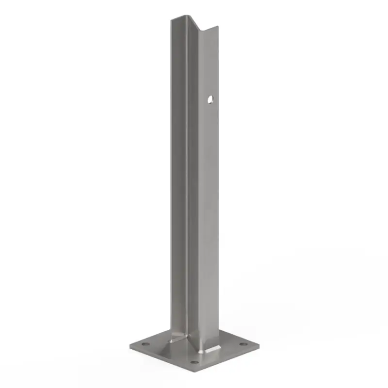 610mm Bolt Down Z Crash Barrier Post