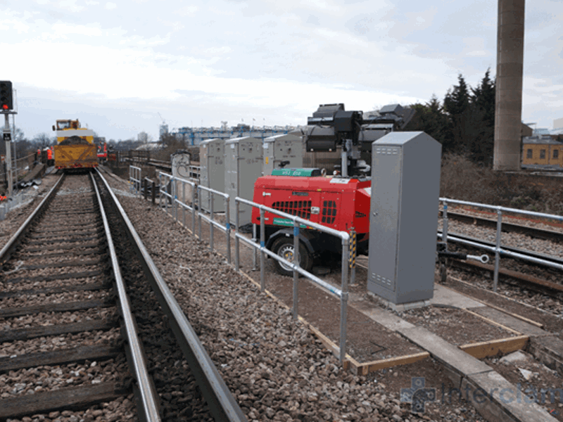Interclamp Modular Railway Safety Balustrades